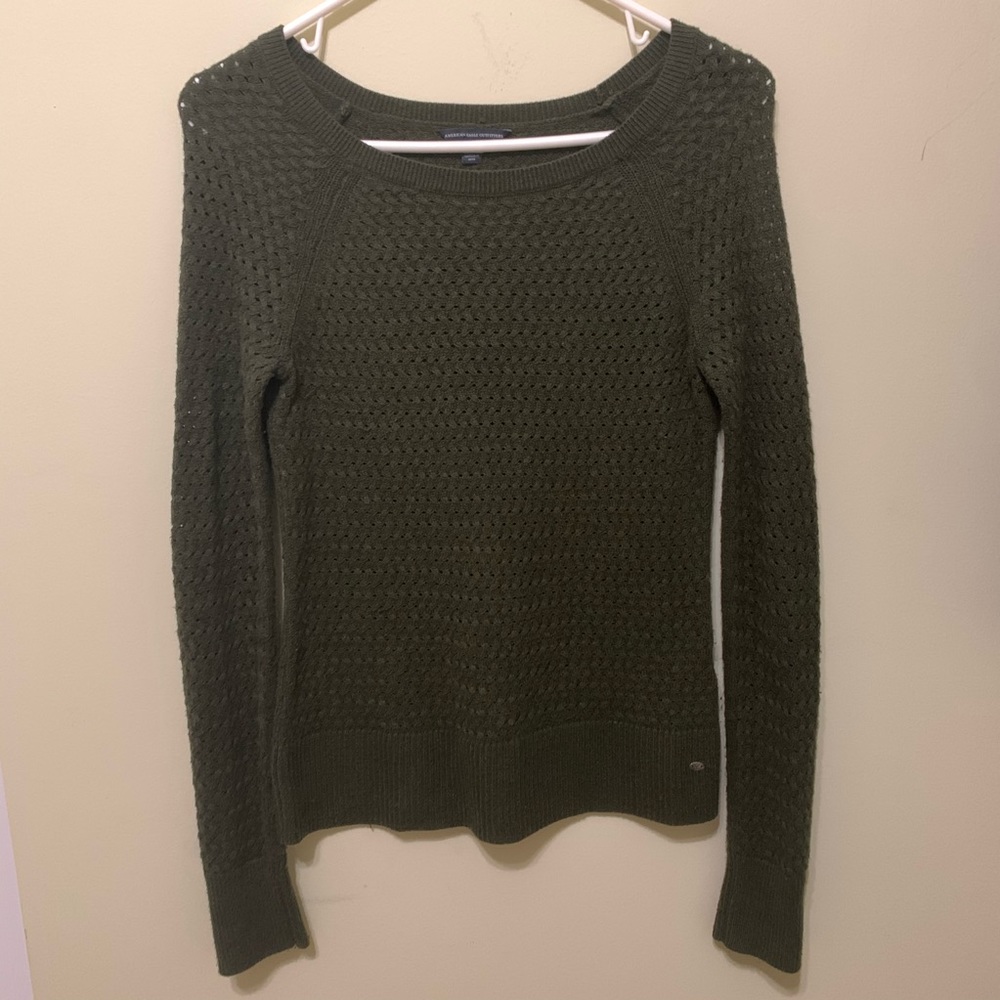 American Eagle Green Sweater